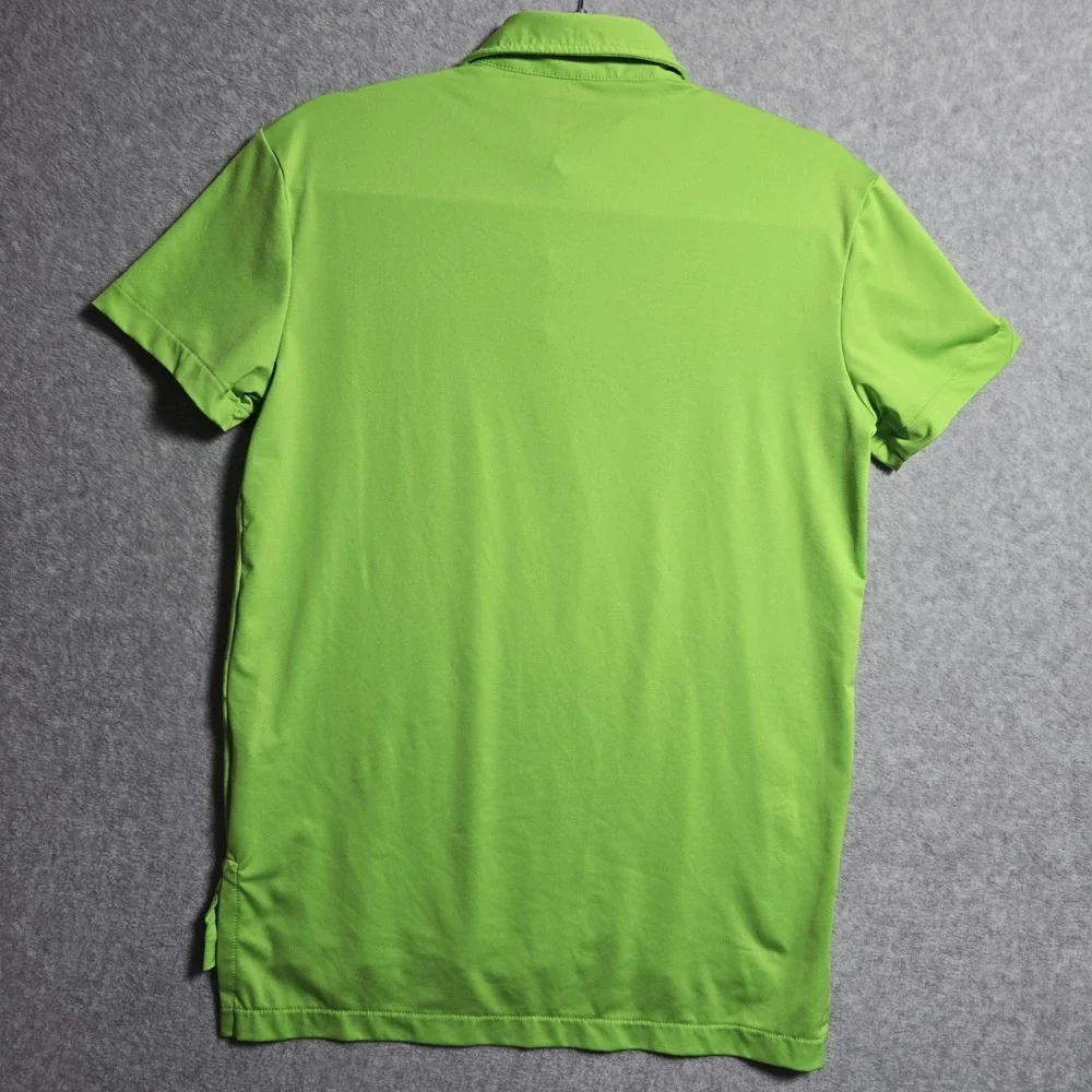 Polo Ralph Lauren Shirt Men Small Neon Performance Stretch Wicking Pony Golf - Picture 3 of 6